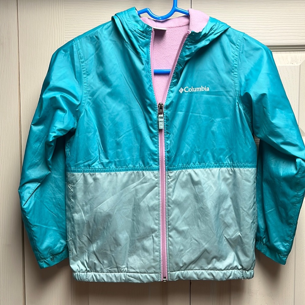Girls Columbia size small fleece lined jacket